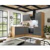 ECKKÜCHE 250/170 cm  in Grau, Eiche Artisan  - Anthrazit/Alufarben, LIFESTYLE, Holzwerkstoff/Kunststoff (250/170cm) - Respekta