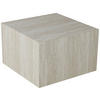 COUCHTISCH 60/60/38 cm quadratisch Hellgrau  - Hellgrau, Design, Holzwerkstoff (60/60/38cm) - Carryhome