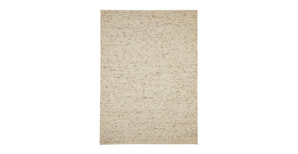 HANDWEBTEPPICH 90/160 cm  - Beige, Basics, Textil (90/160cm) - Linea Natura