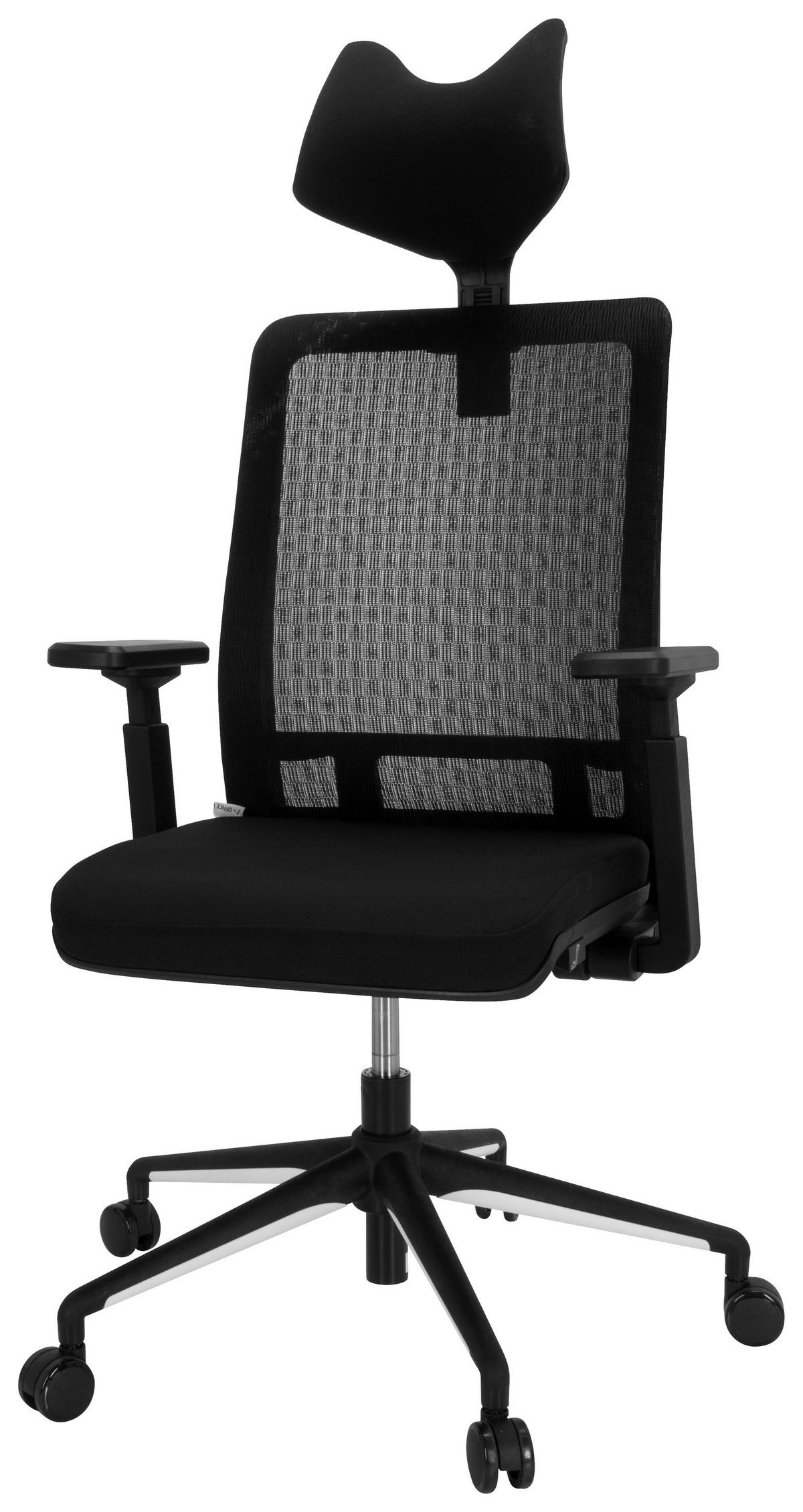 SNURRSTOL  i nätklädsel, flatväv svart  - svart, Modern, textil/plast (62/146/63cm) - MID.YOU