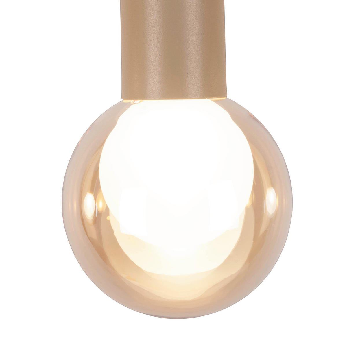 HÄNGELEUCHTE 73/13/150 cm  - Braun, KONVENTIONELL, Glas/Metall (73/13/150cm) - Näve