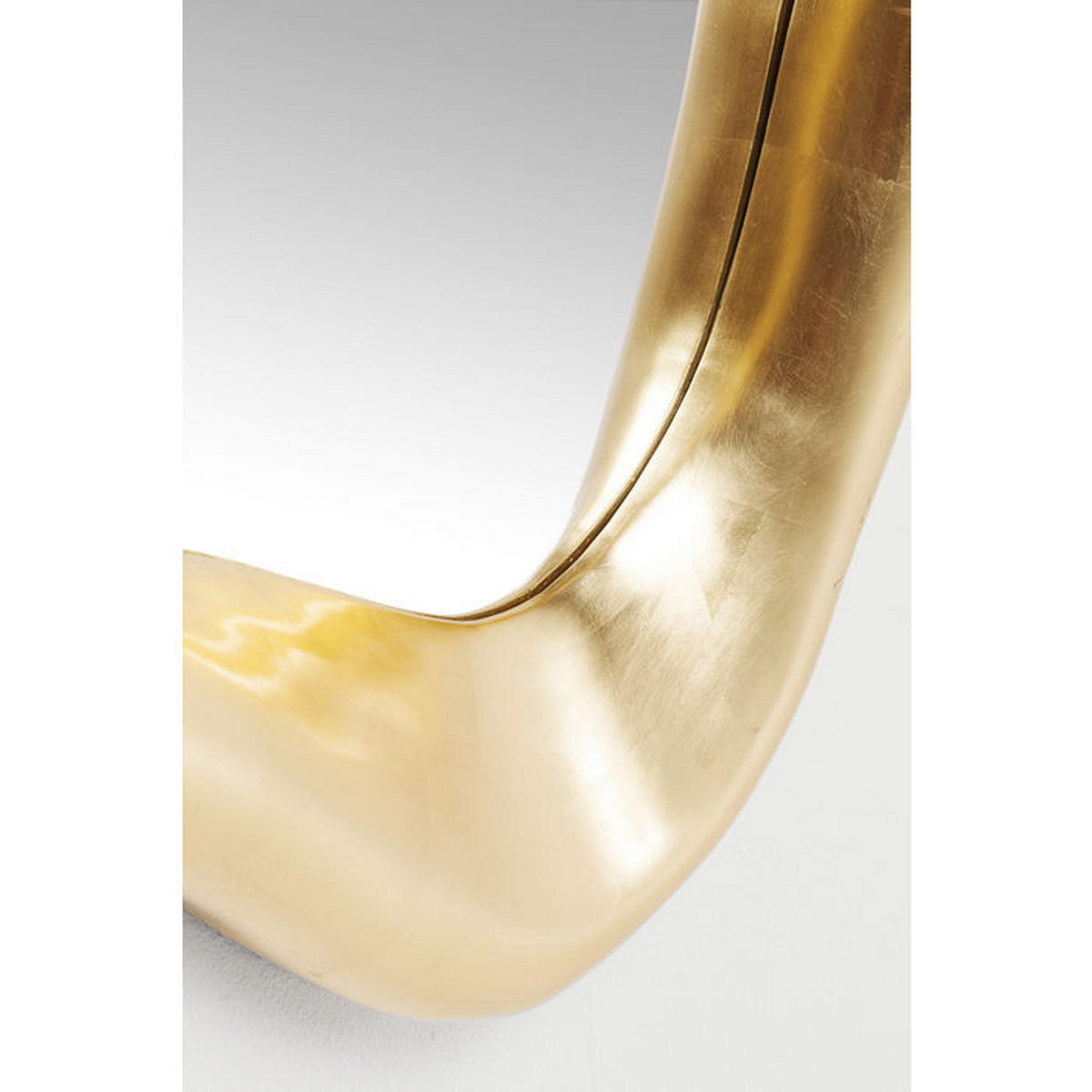 WANDSPIEGEL 68/117/9 cm    in organisch  - Goldfarben, Design, Glas/Kunststoff (68/117/9cm) - Kare-Design