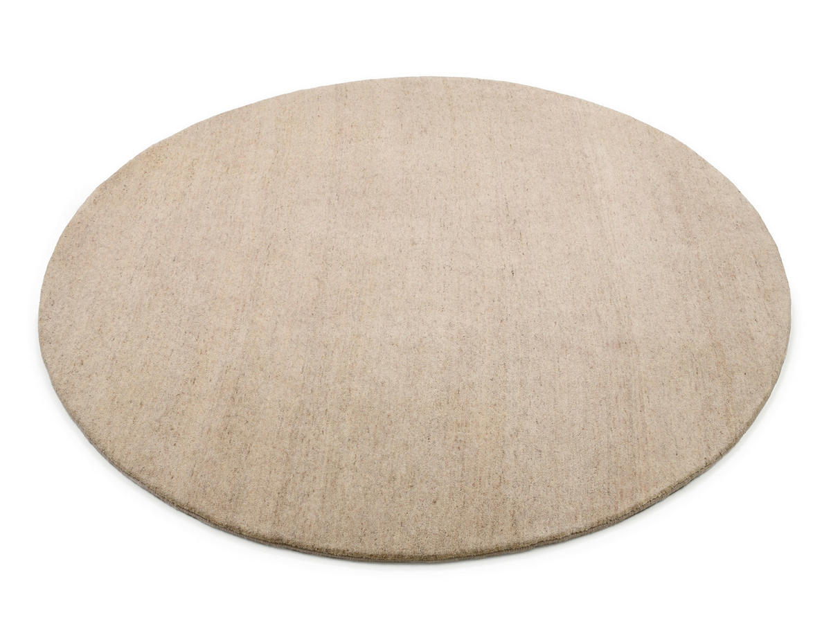 WOLLTEPPICH 200/200 cm Silverström Beige  - Beige, Basics, Textil (200/200cm) - Linea Natura