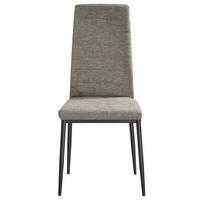 STOL S ŠTIRIMI NOGAMI, kovina, tekstil črna, svetlo siva  - črna/svetlo siva, Konvencionalno, kovina/tekstil (41/93/55cm) - Boxxx