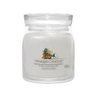 MIRISNA SVEĆA  bela  - bela, Osnovno, staklo (9.3/11.4/9.3cm) - Yankee Candle