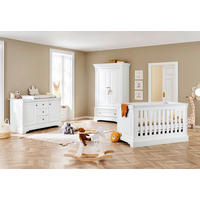 BABYZIMMER PINOLINO EMILIA 3-teilig  - Weiß, ROMANTIK / LANDHAUS, Holzwerkstoff - Pinolino