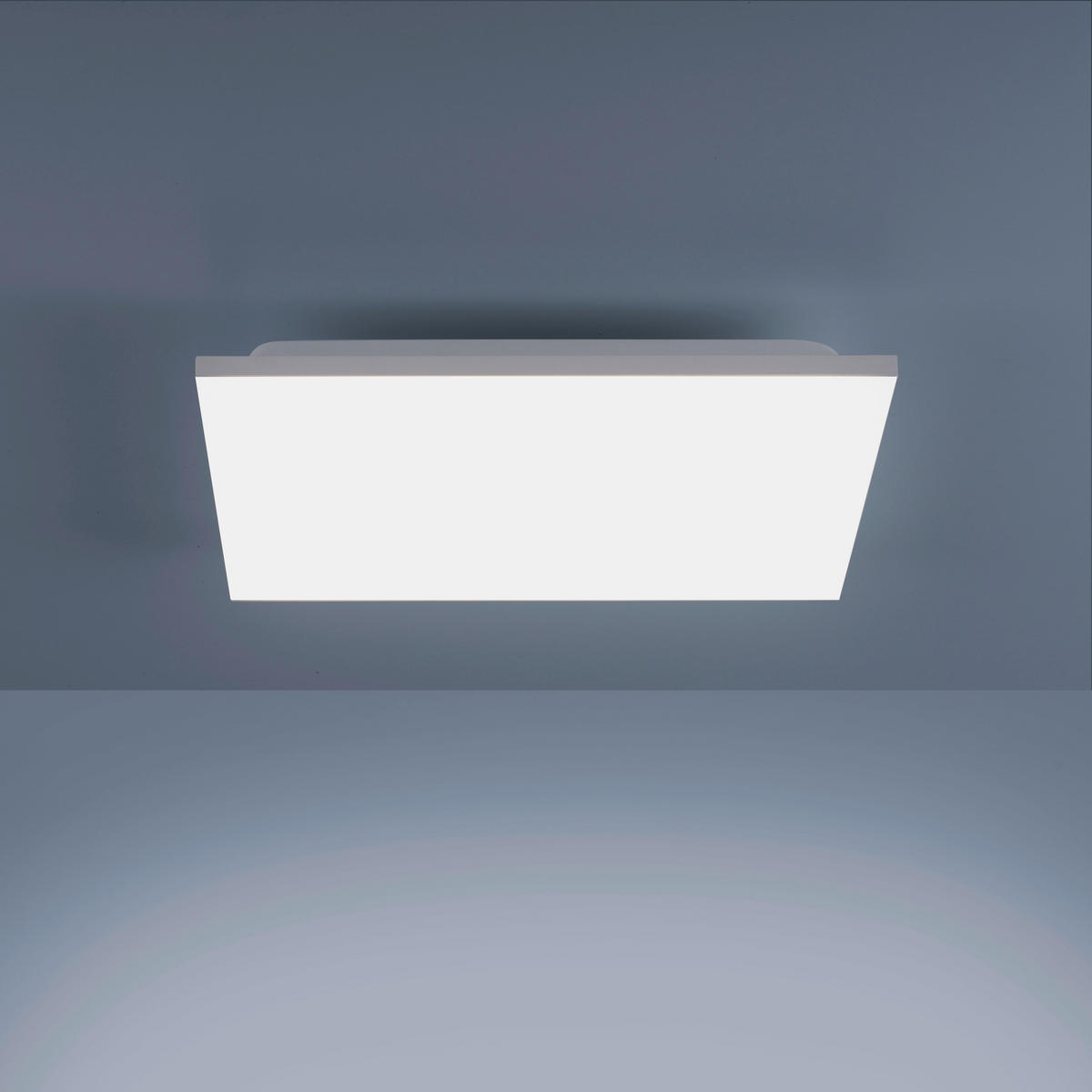LED-DECKENLEUCHTE Gustav 45/45/7 cm   - Weiß, Design, Kunststoff/Metall (45/45/7cm)
