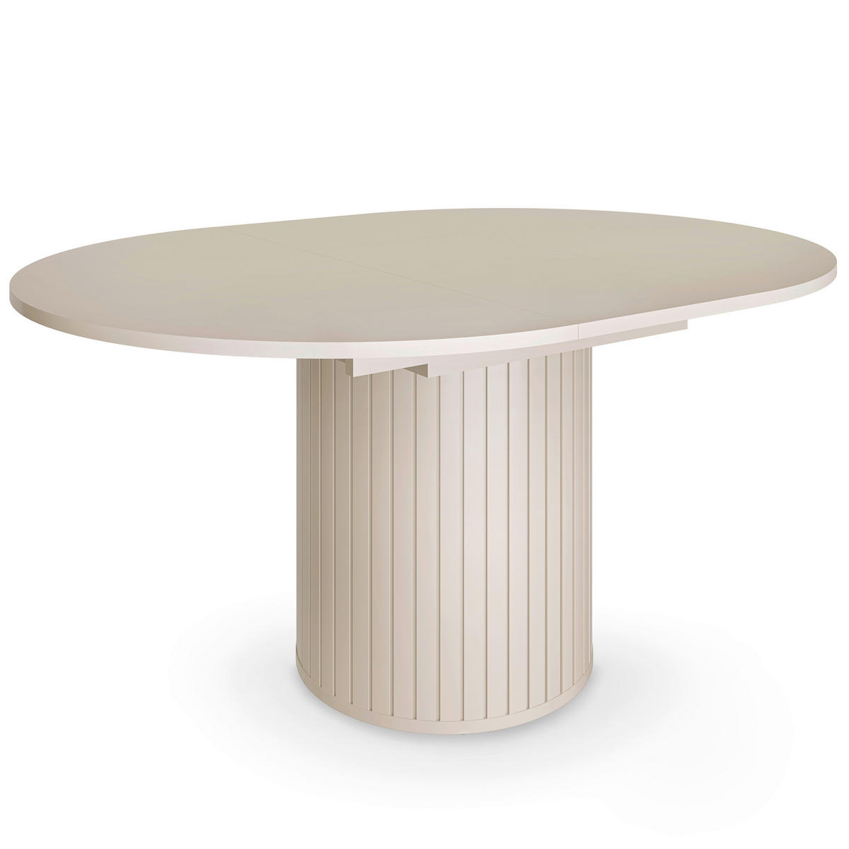 ESSTISCH Kaschmir rund  ausziehbar  - Kaschmir, MODERN, Holzwerkstoff (120-160/120/76,8cm) - home24