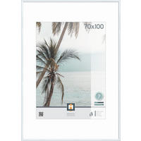 BILDERRAHMEN 70/100 cm  - Weiß, Basics, Glas/Kunststoff (70/100cm)