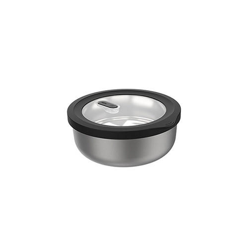 FRISCHHALTEDOSE PROVIDO 0,5 L  - Edelstahlfarben/Transparent, Basics, Kunststoff/Metall (15,1/5,9cm) - Gefu