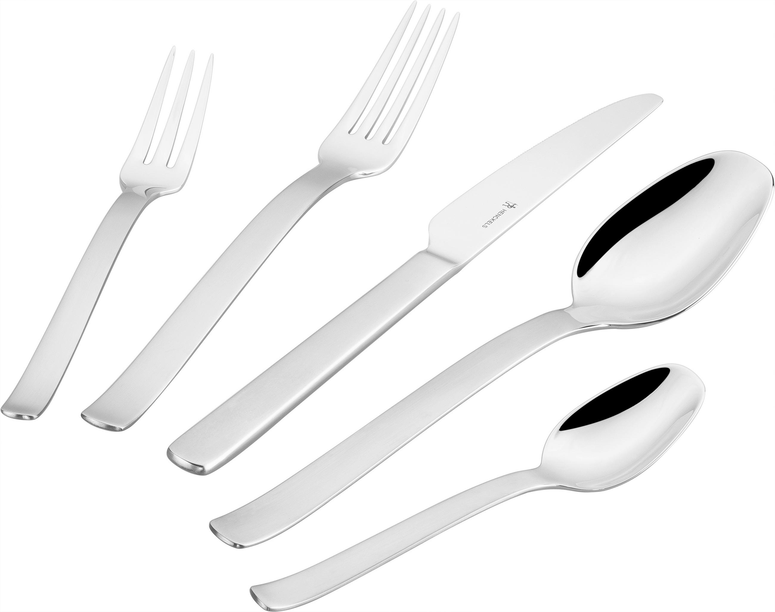 BESTECKSET Clouds 30-teilig Edelstahl  - Basics, Metall - Henckels by ZWILLING