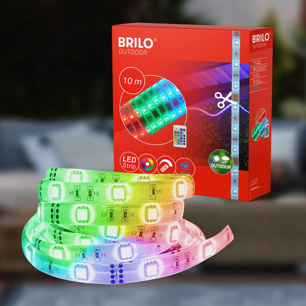 LED-STRIP   - Weiß, Design, Kunststoff (1cm)