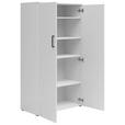 MEHRZWECKSCHRANK 80/147/40 cm  - Anthrazit/Schwarz, MODERN, Holzwerkstoff/Kunststoff (80/147/40cm) - Carryhome