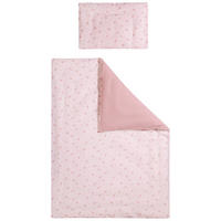 DEČJA POSTELJINA Musselin Flora 100/135 cm muslin ružičasta  - ružičasta, Osnovno, tekstil (100/135cm) - Patinio