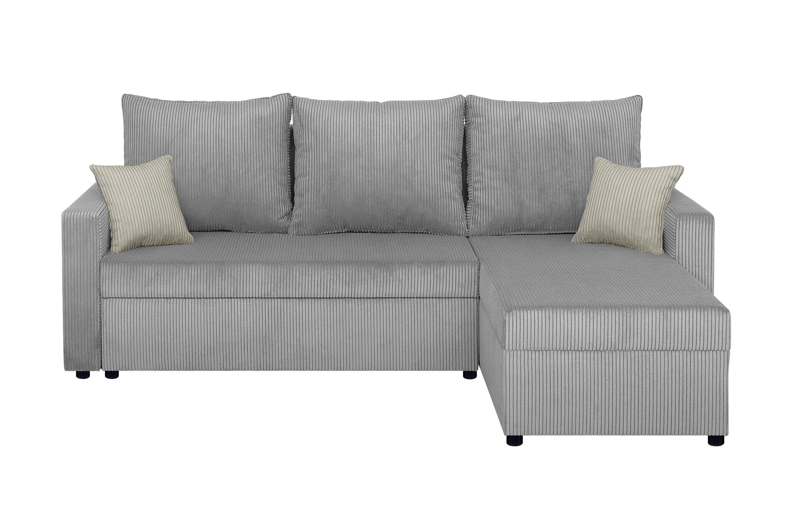 ECKSOFA Taupe  - Taupe/Creme, Design, Kunststoff/Textil (228/147cm) - P & B