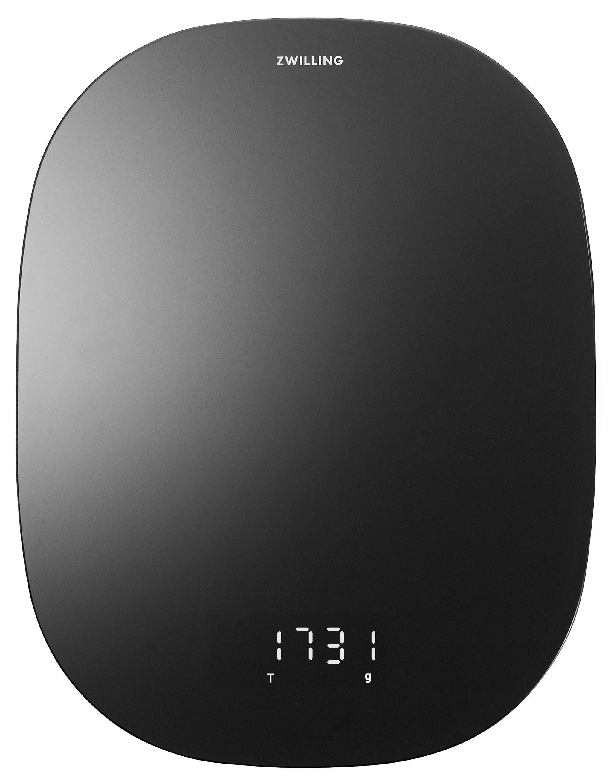 KÜCHENWAAGE - Schwarz, Basics, Glas/Metall - Zwilling