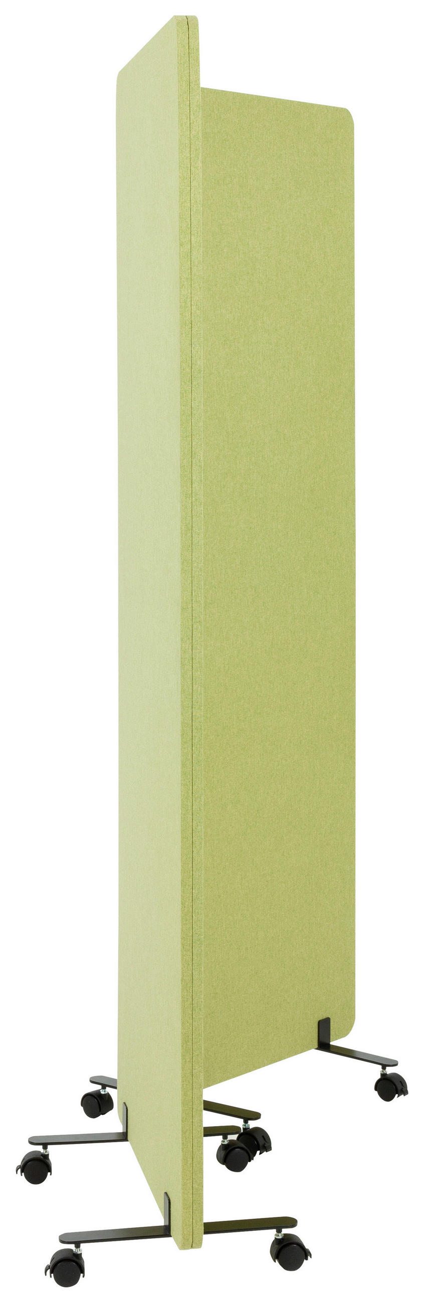 MELLANVÄGG  i metall, plast, textil  ljusgrön  - ljusgrön, Basics, metall/textil (60/177/35cm) - MID.YOU