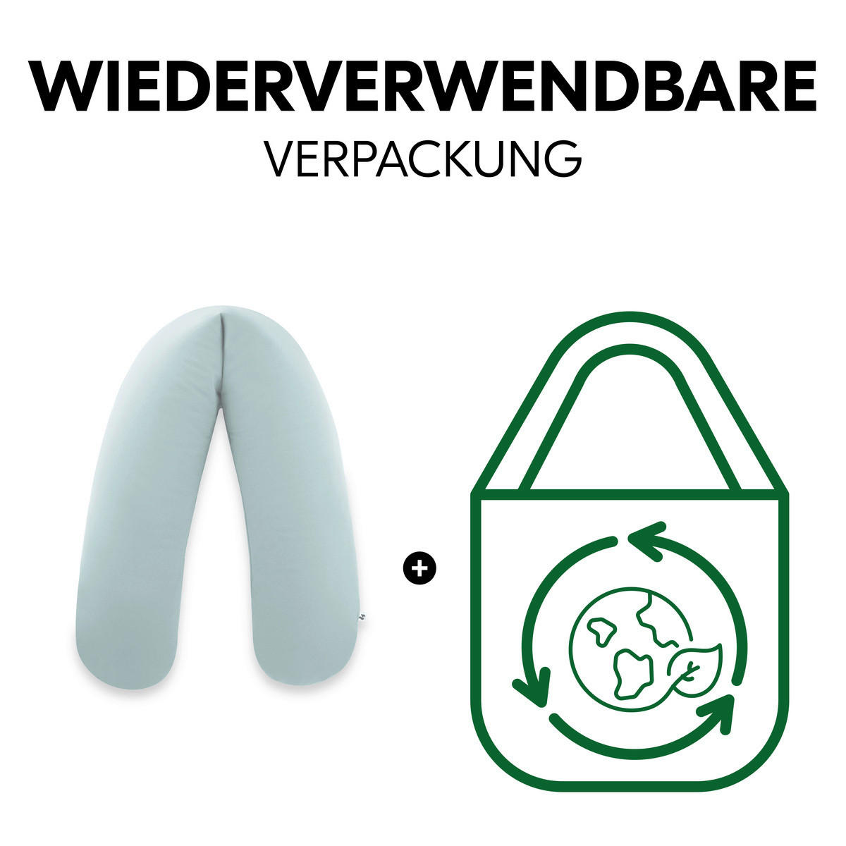 STILLKISSEN 190 cm NURSE N CARE   - Hellblau, Basics, Textil (190cm) - Hauck