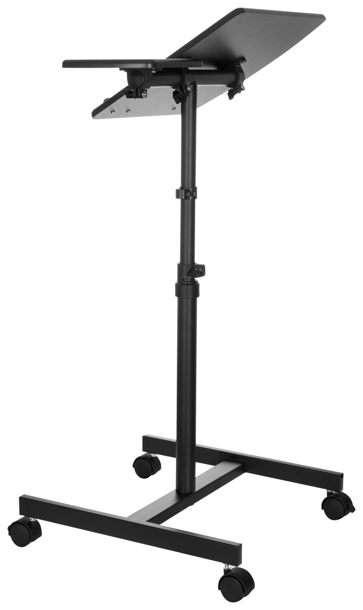 SKRIVBORD  i svart  - svart, Basics, metall/trämaterial (40/44/68,5cm) - MID.YOU