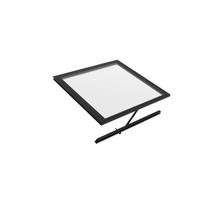 SEITENFENSTERRAHMEN - Schwarz, Basics, Glas/Metall (86,2/70,8cm)