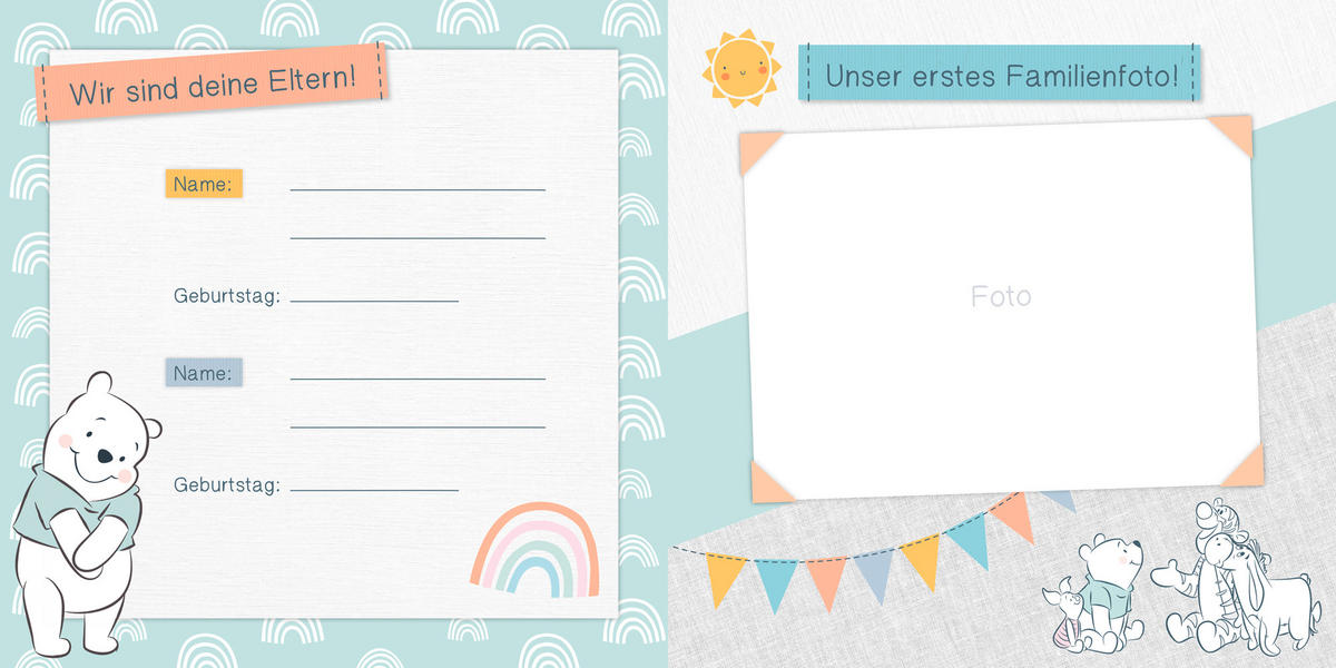 BABYALBUM DISNEY  - Basics (24,2/24,2/1,8cm) - Carlsen