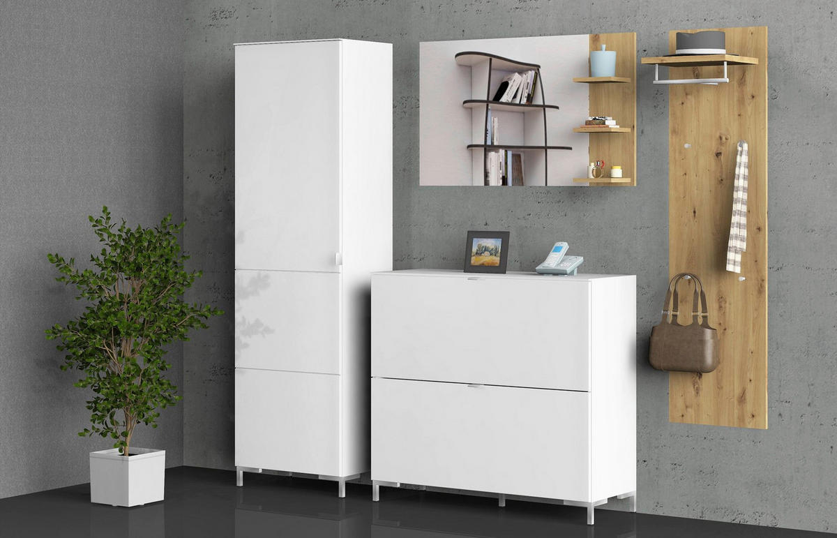 HALLPANEL 13/181/2 cm  - antracit, Modern, trämaterial (13/181/2cm) - Welnova