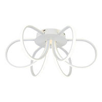DECKENLEUCHTE     - Weiss, Trend, Kunststoff/Metall (55cm) - Collett's Monde