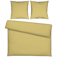 BETTWÄSCHE Flanell 200/200 cm  - Goldfarben, Textil (200/200cm) - Novel