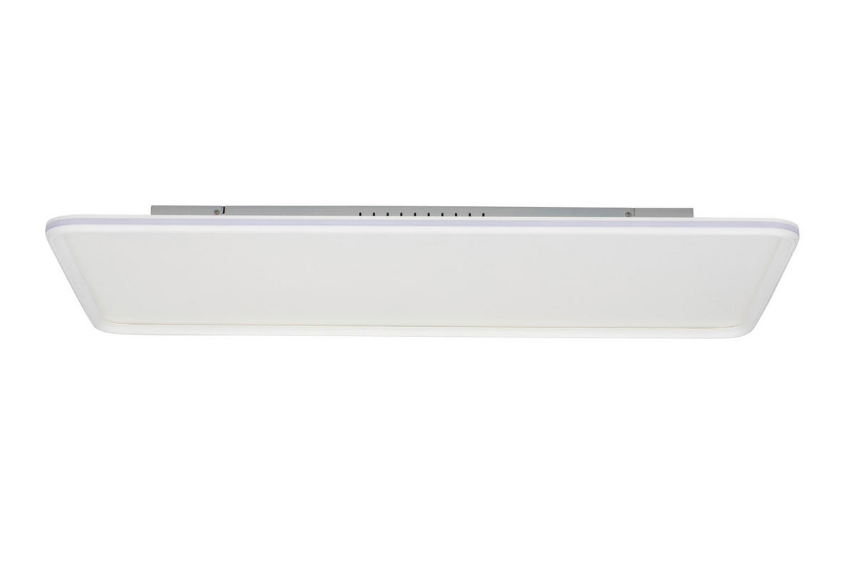 LED-DECKENLEUCHTE Bosona 110/60/7 cm  - Weiß, Basics, Kunststoff/Metall (110/60/7cm) - Novel
