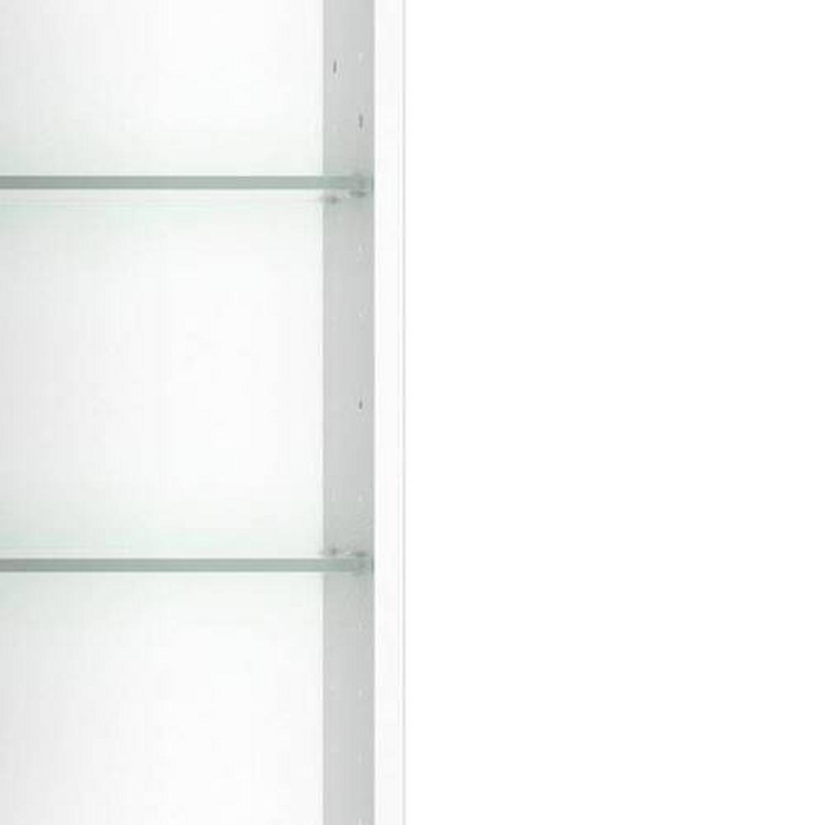 SPIEGELSCHRANK 60/66/20 cm  - Chromfarben/Grau, Design, Glas/Holzwerkstoff (60/66/20cm) - Held