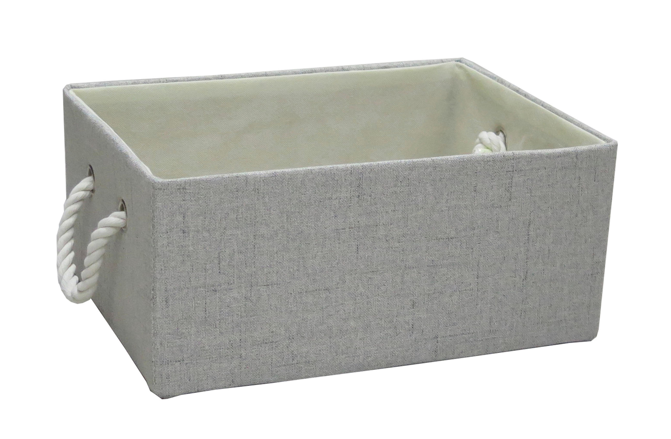 CUTIE PENTRU ETAJERĂ 38/28/17 cm   - bej/gri, Basics, plastic/textil (38/28/17cm) - Landscape