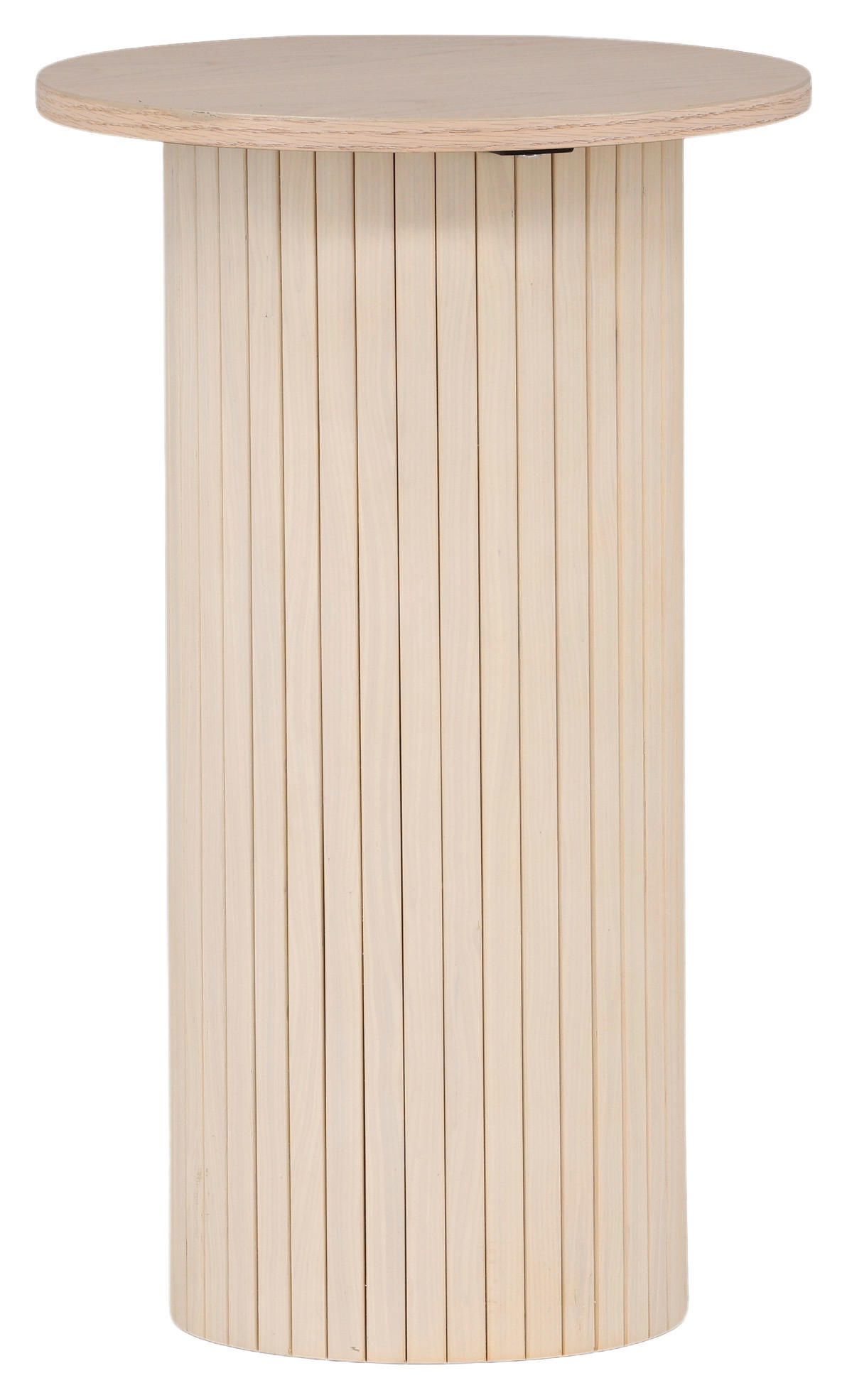 Livetastic Beistelltisch Weiß, Beige 40x65x40 cm