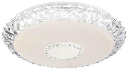 STROPNA LED-SVETILKA  Eddie //3000-6500 K/230 V/ - bela/opal, Basics, kovina/umetna masa (50/10cm) - Globo
