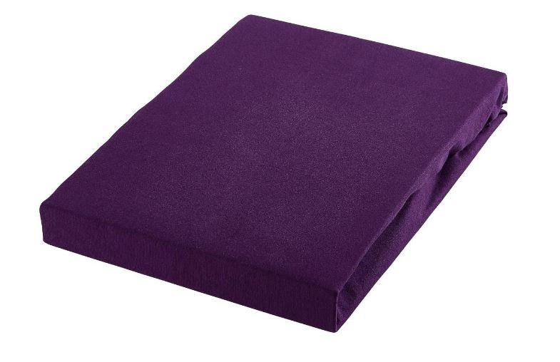 Novel Spannbetttuch Florenz Brombeere 90-100x200-220 cm