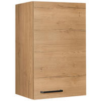 KÜCHENOBERSCHRANK 45/72/35 cm  in Eichefarben  - Eichefarben/Schwarz, MODERN, Holzwerkstoff/Metall (45/72/35cm) - Nobilia