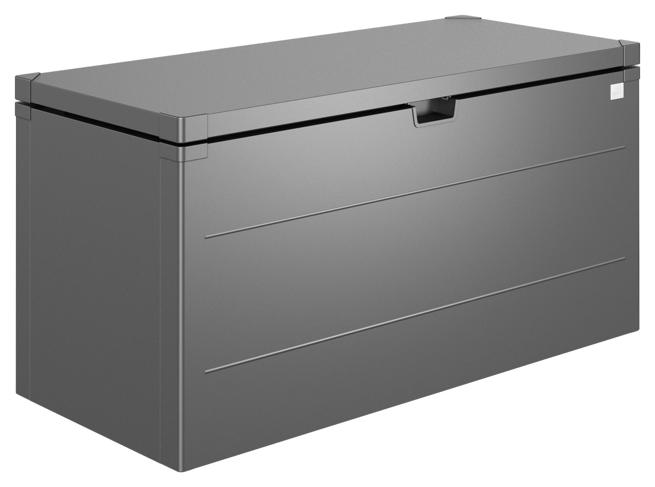 KISSENBOX - Dunkelgrau, Basics, Metall (140/71/60cm) - Biohort