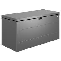 KISSENBOX - Dunkelgrau, Basics, Metall (140/71/60cm) - Biohort