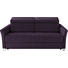 SCHLAFSOFA in Textil Violett - Silberfarben/Violett, KONVENTIONELL, Holz/Textil (185/100/100cm) - Bali SCHLAFSOFA in Textil Violett - Silberfarben/Violett, KONVENTIONELL, Holz/Textil (185/100/100cm) - Bali