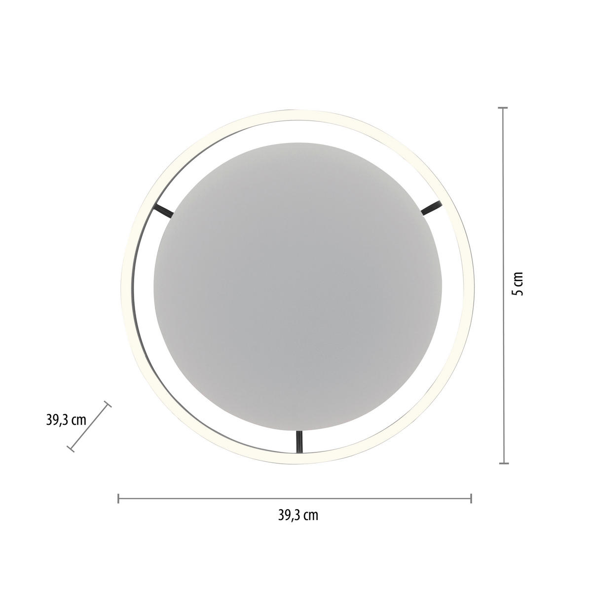 LED-DECKENLEUCHTE 39,3/5,3 cm   - Trend (39,3/5,3cm)
