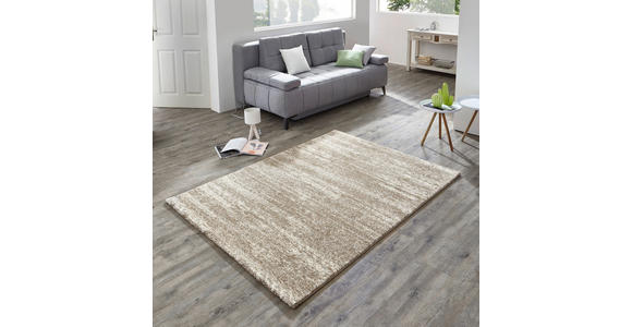 HOCHFLORTEPPICH 140/200 cm Samoa Melange Braun  - Braun, KONVENTIONELL, Textil (140/200cm) - Novel