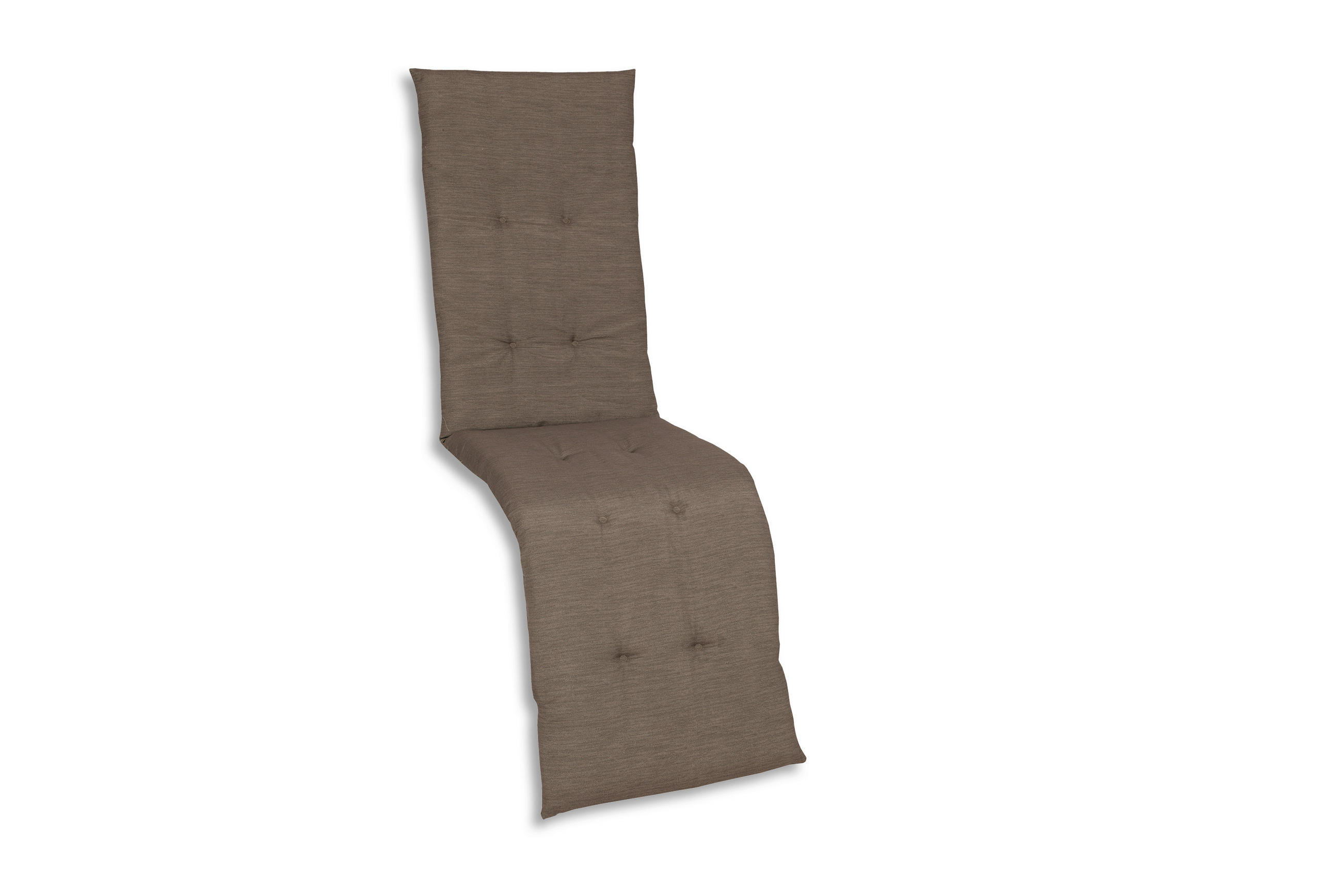 XXXLutz Relaxsesselauflage Taupe 48x5x168 cm