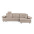 WOHNLANDSCHAFT in Textil Beige - Chromfarben/Beige, Design, Textil/Metall (288/190cm) - Hom`in WOHNLANDSCHAFT in Textil Beige - Chromfarben/Beige, Design, Textil/Metall (288/190cm) - Hom`in