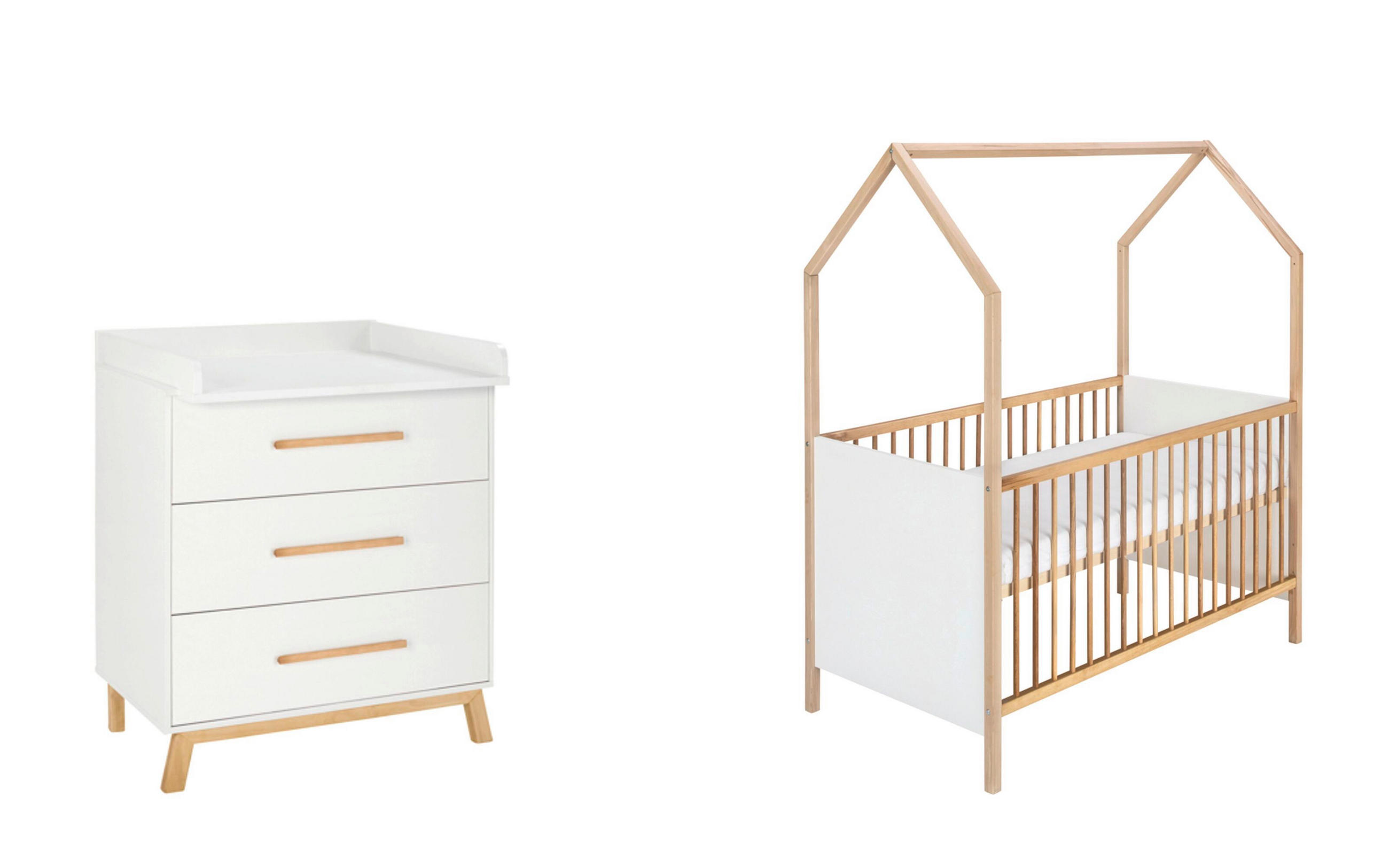BABYZIMMER Venice  - Buchefarben/Weiß, Basics, Holz/Holzwerkstoff - Schardt
