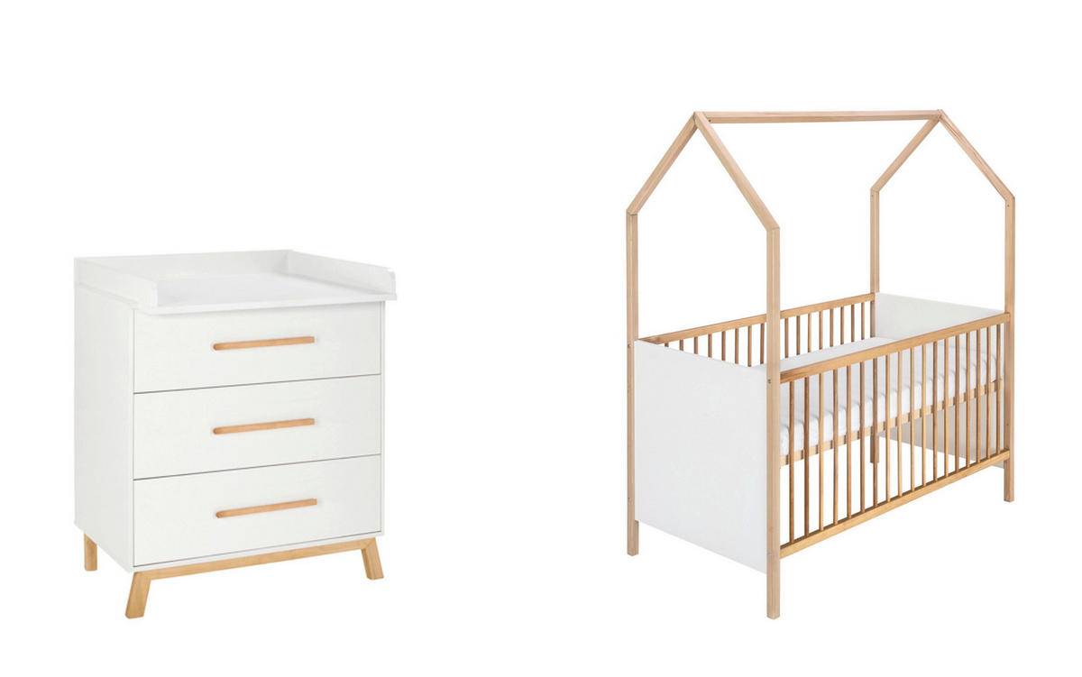 BABYZIMMER Venice  - Buchefarben/Weiß, Basics, Holz/Holzwerkstoff - Schardt