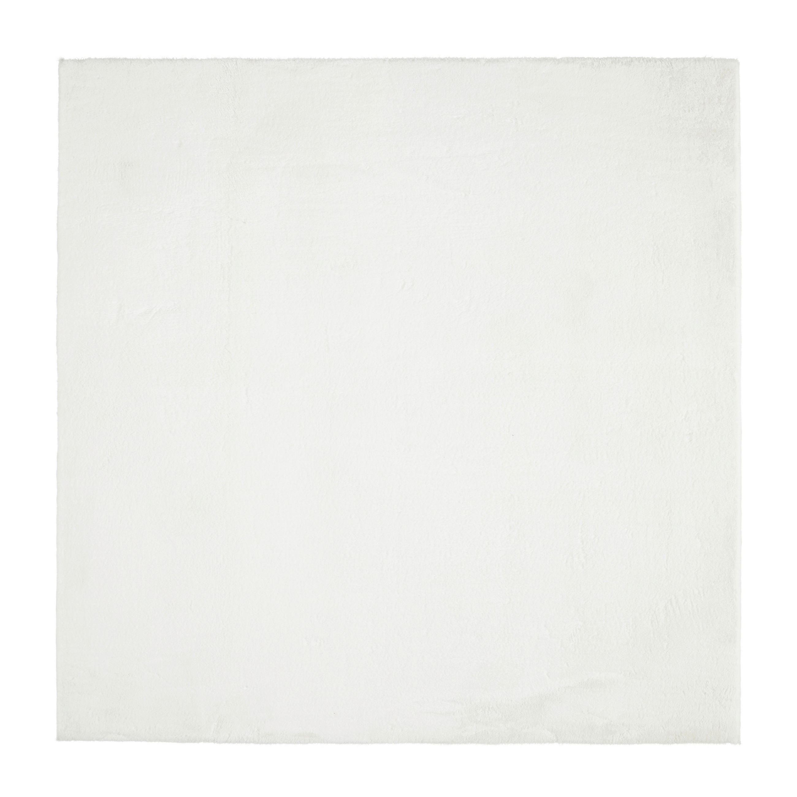 HOCHFLORTEPPICH 160/160 cm Lagos Weiß  - Weiß, Design, Textil (160/160cm) - Novel