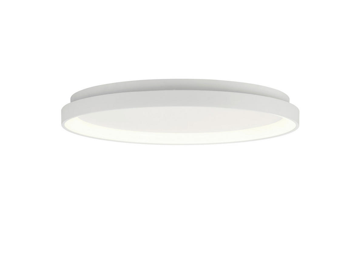 LED-DECKENLEUCHTE Mori 57/6.5 cm   - Weiß, KONVENTIONELL, Kunststoff/Metall (57/6.5cm) - Helestra