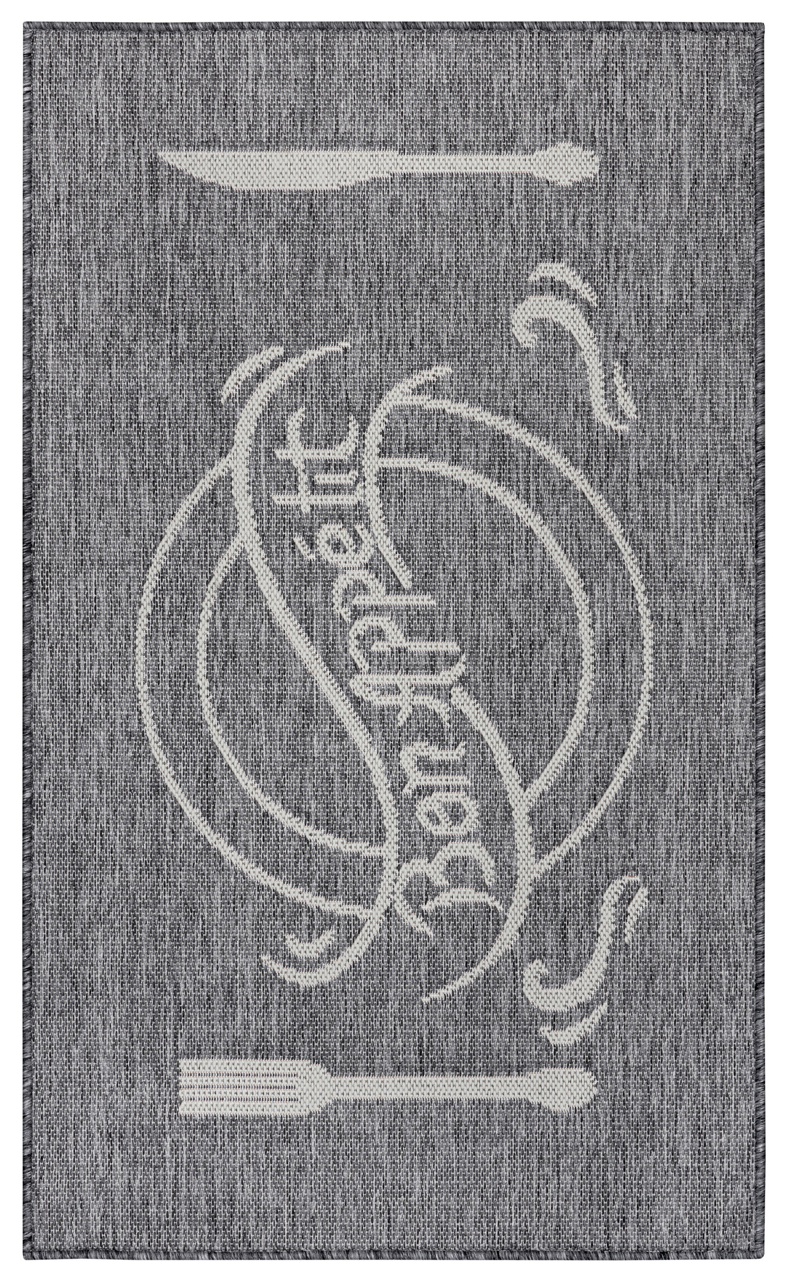KÜCHENLÄUFER 92/150 cm Cucina Creme, Grau  - Creme/Grau, Design, Kunststoff (92/150cm) - Esposa