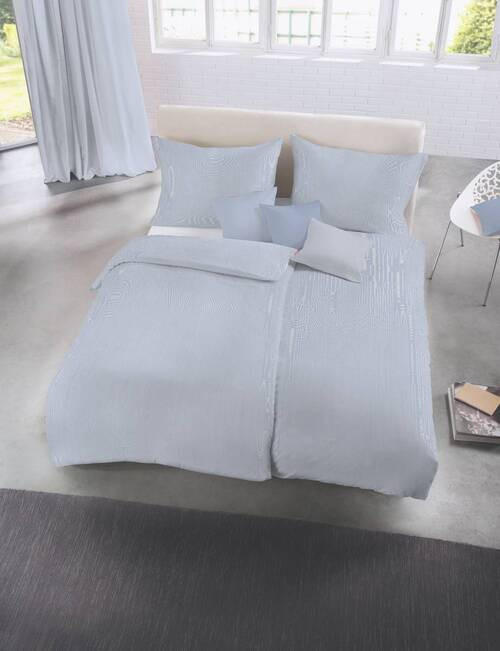 BETTWÄSCHE Porto Jacquard 135/200 cm  - Blau, KONVENTIONELL, Textil (135/200cm) - Fleuresse