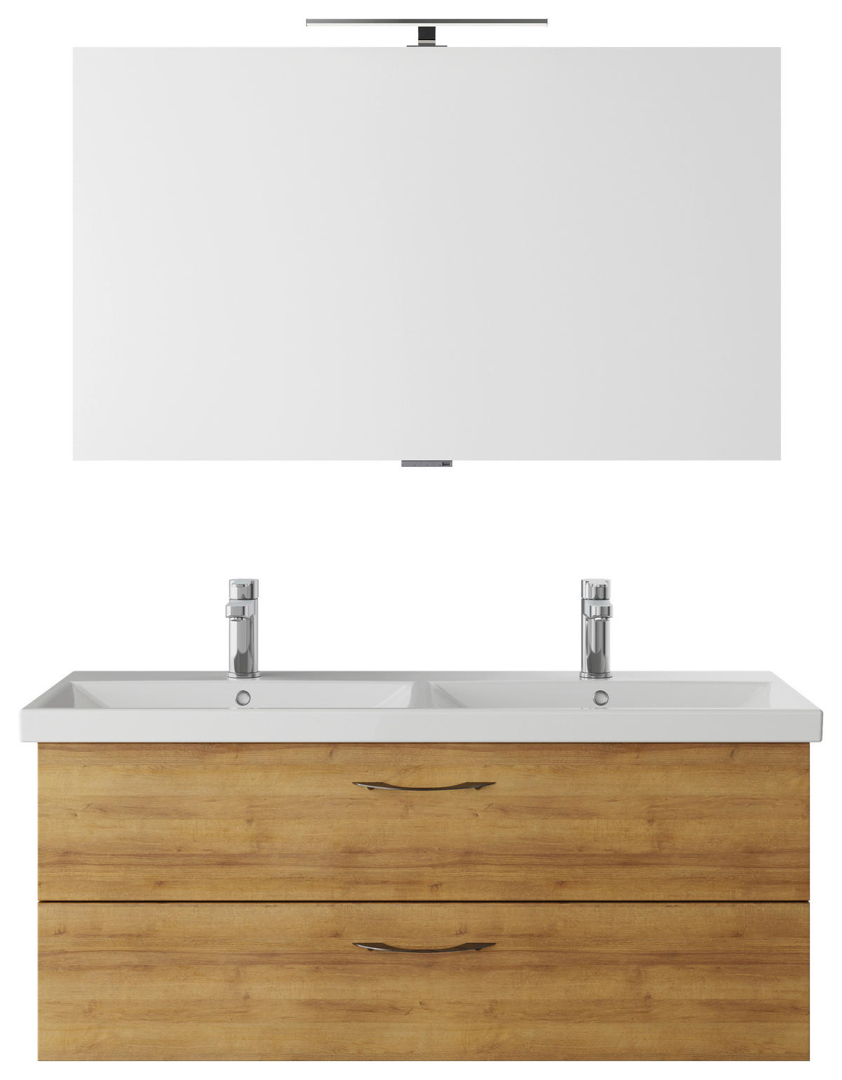 BADEZIMMER  in 120 cm  - Eichefarben/Weiß, KONVENTIONELL, Holzwerkstoff (120cm) - Pelipal
