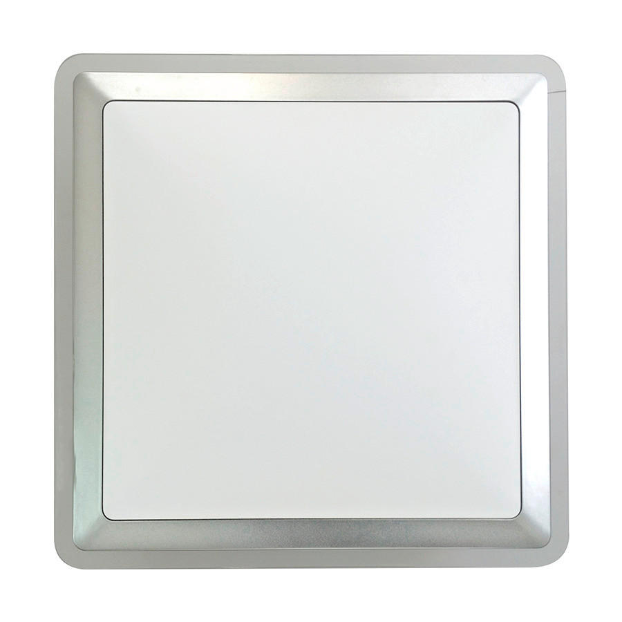 PLAFONIERĂ CU LED - argintiu/alb, Basics, plastic/metal (43cm)